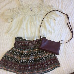 Hollister mini skirt.